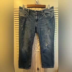 MISS ME Capri Denim Jeans Sz 31